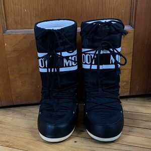 Moon Boot Black Winter & Rain Boots